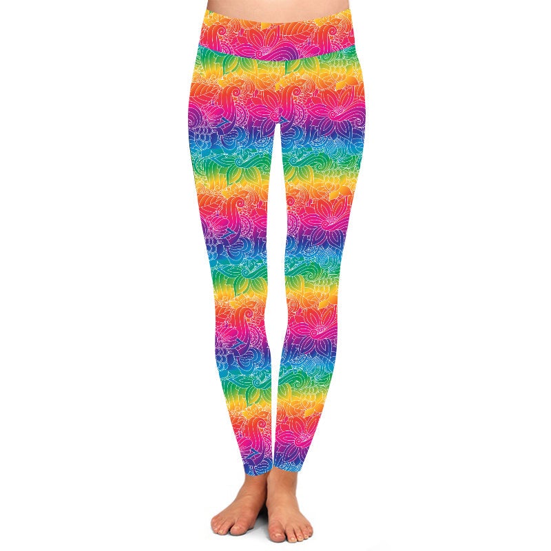 Rainbow Gradient Leggings